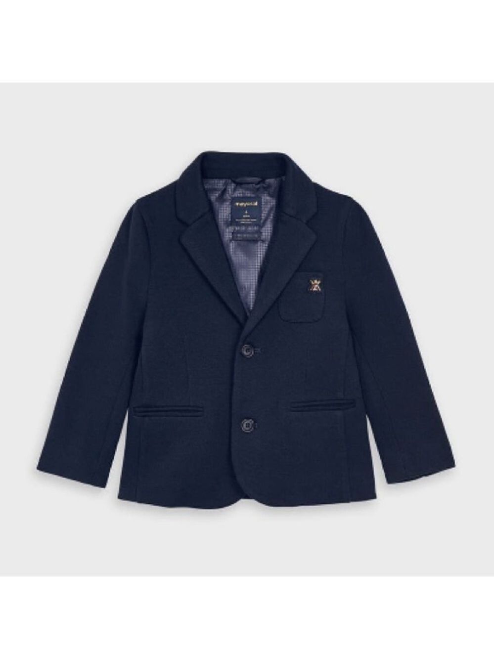 Size 6 Boys Mayoral Kids' Navy Blazer with Button Detail